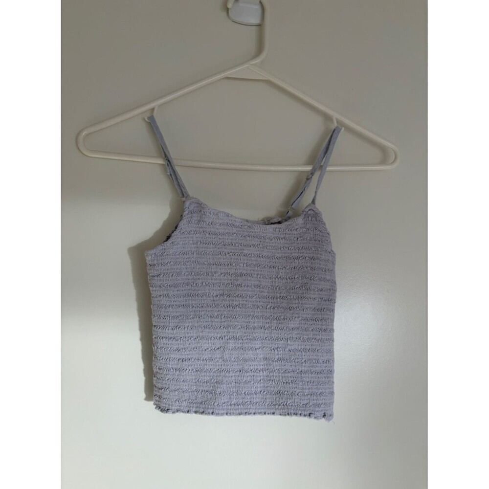 John Galt Light Lavender or Blue Smocked Tank Top - Women